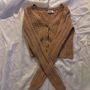 Hollister Cable Knit Cardigan